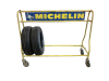 22-021  Michelin Tire Rack, 155cm, Vintage