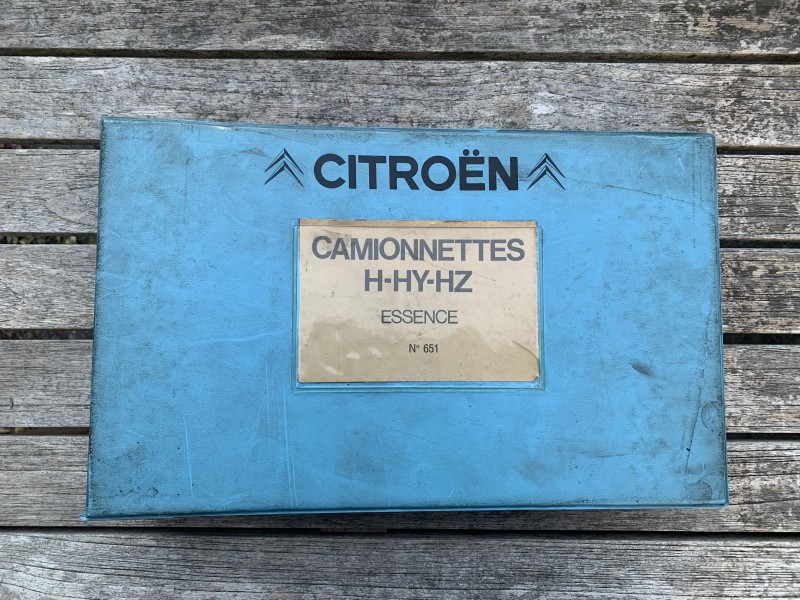 651-1  Catalogue des pièces détachées Citroën HY essence, original Citroën